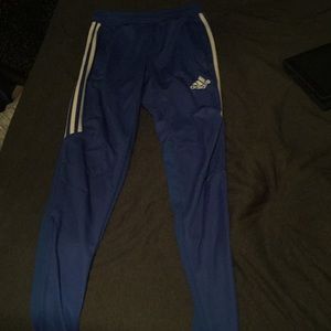 Blue Adidas pants